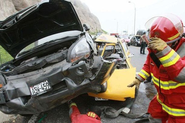 Accident while driving under the influence