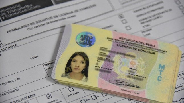 Peruvian Driver's License