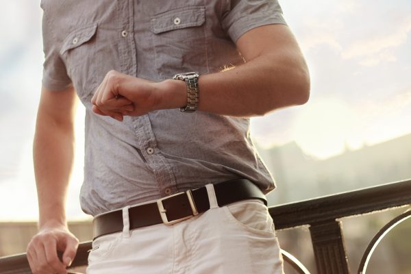 Man Checking His Watch