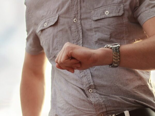 Man Checking His Watch