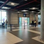 Exit door from the Lima internatiional airport