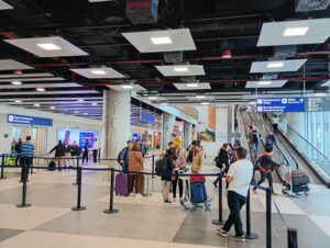 Lima Airport new international arrival waitng area
