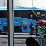 Lima airport express but just outside the international arrivals hall
